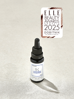 Skintegra Lunar serum concentrate s peptidima i probiotičkim fermentima u bočici sa Elle nagradom